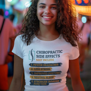 Chiropractic Side Effects Chiropractor Novelty Tri-Blend Shirt
