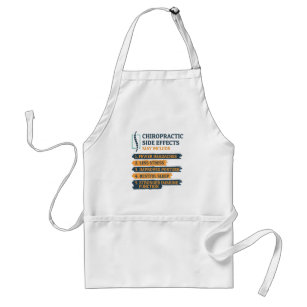 Chiropractic Side Effects Funny Chiropractor Gag Standard Apron