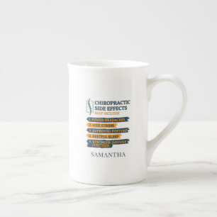 Chiropractic Side Effects Personalised Swag Bone China Mug