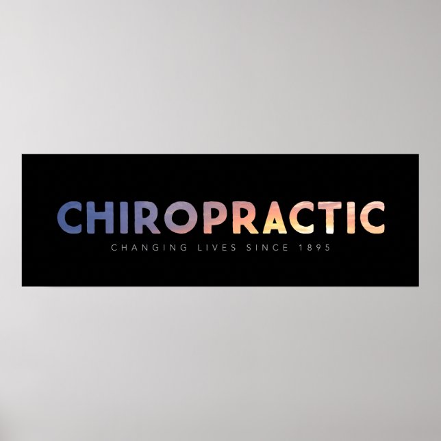 Chiropractic - Since 1895 (black) Poster (Front)