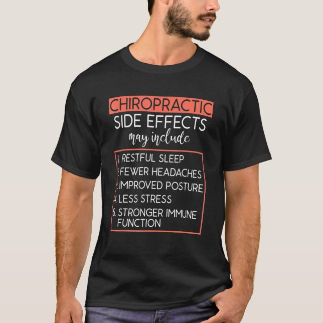 Chiropractic - Spine Back Surgery Therapy T-Shirt (Front)