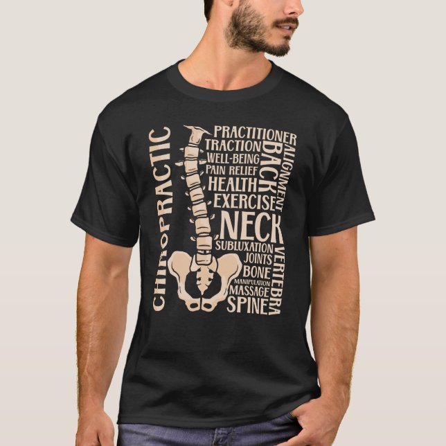 Chiropractic Spine Therapist Chiropractor Chiro T-Shirt (Front)
