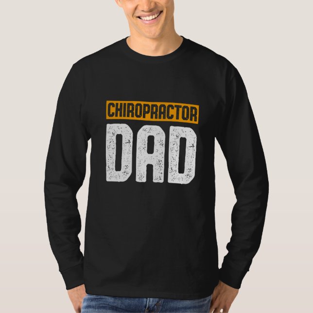Chiropractic Spine Treatment Spinal Chiropractor   T-Shirt (Front)
