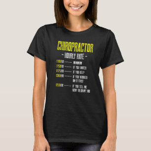 Chiropractic Spine Treatment Spinal Chiropractor T-Shirt