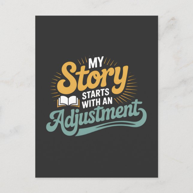 Chiropractic Student Motivation Spine Quote Postcard (Front)