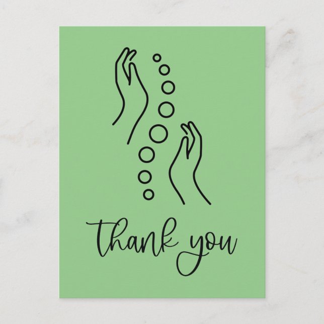 Chiropractic Thank You Card (Front)