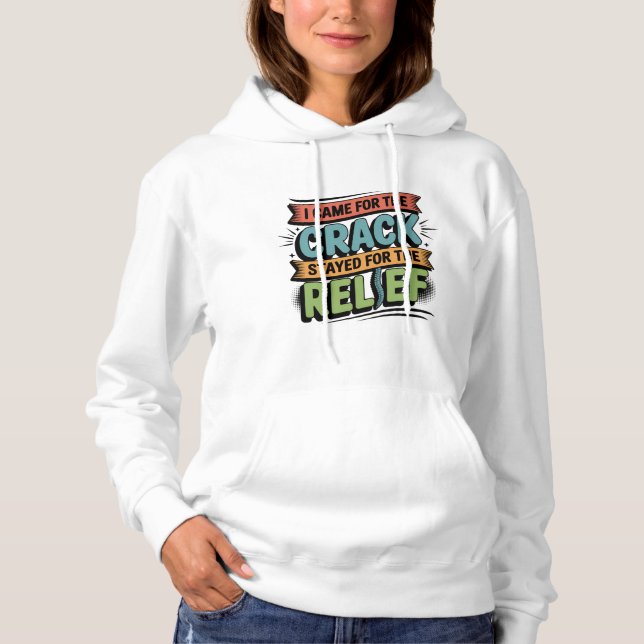 Chiropractor Back Relief Funny Gift Hoodie (Front)