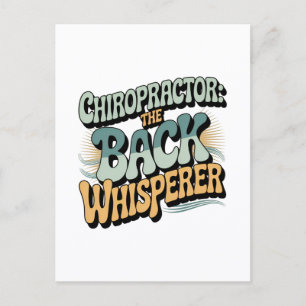 Chiropractor Back Whisperer Gift Idea Postcard