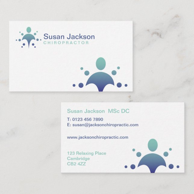Chiropractor Business Card (Front/Back)