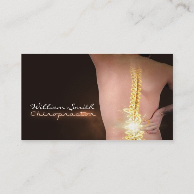 Chiropractor Business Card (Front)