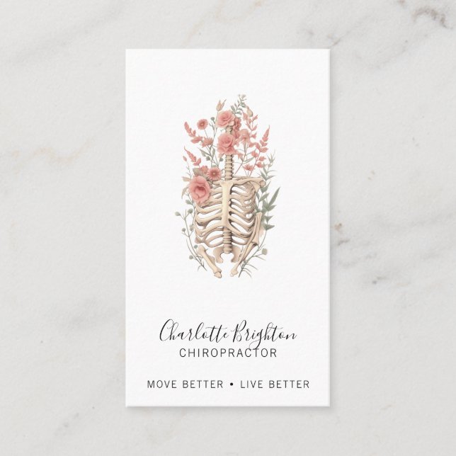 Chiropractor Business Card (Front)