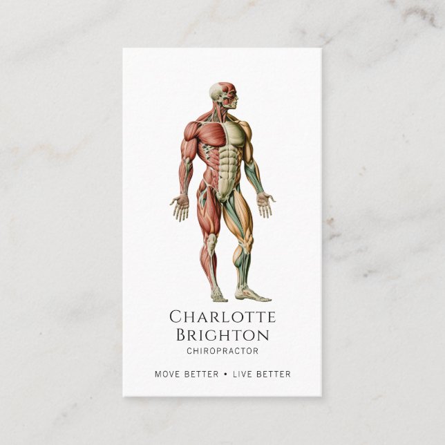 Chiropractor Business Card (Front)