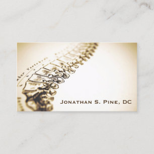 Chiropractor Business Cards