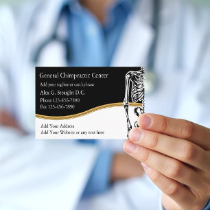 Chiropractor Business Cards