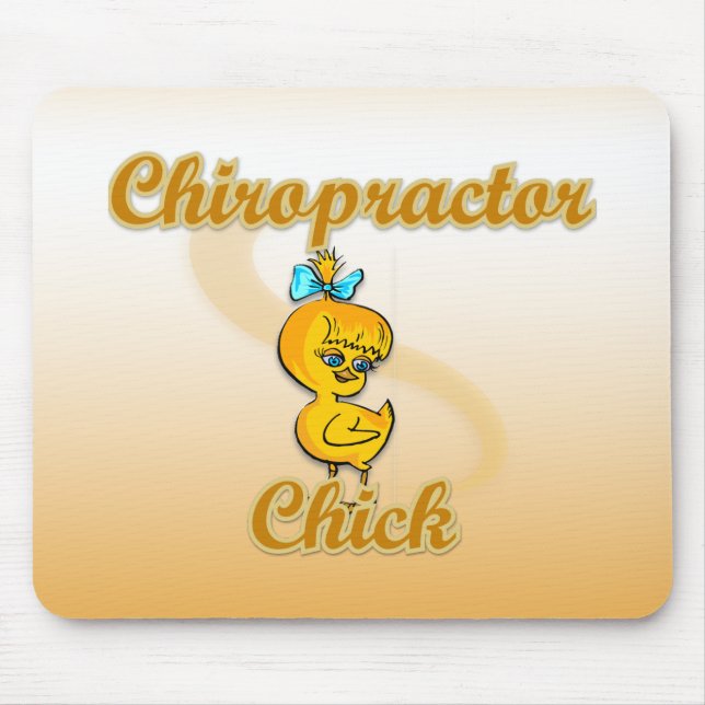 Chiropractor Chick Mouse Pad (Front)