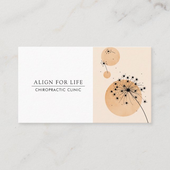 Chiropractor Chiropractic Business Card (Front)