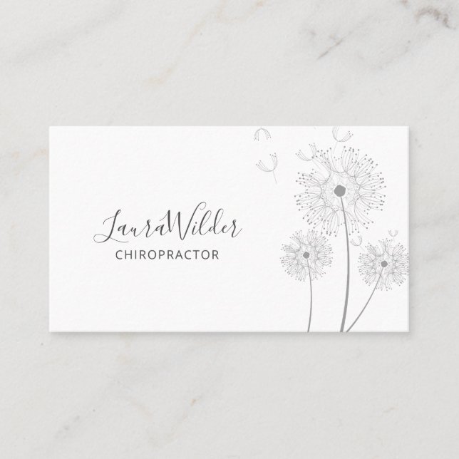 Chiropractor Chiropractic Business Card (Front)