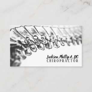 Chiropractor Chiropractic Clinic Therapy Massage Business Card