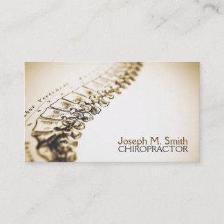 Chiropractor, Chiropractic, Health Business Card