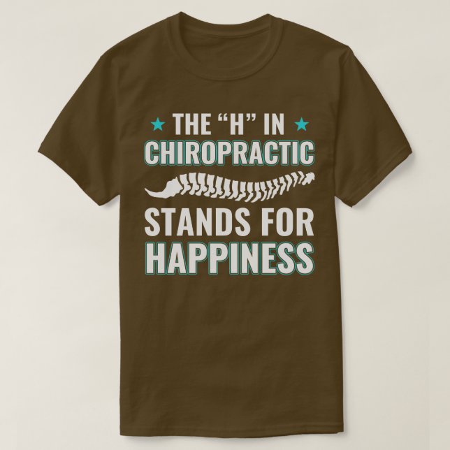 Chiropractor Funny Chiropractic Assistant Student T-Shirt (Design Front)