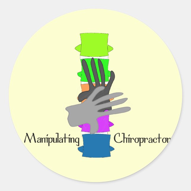 Chiropractor Gifts Classic Round Sticker (Front)