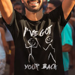 Chiropractor Got Your Back Spine Adjustor Tri-Blend Shirt<br><div class="desc">Fun and cute chiropractic design featuring stick figures. Perfect for chiropractors, doctors, and nurses as a treat on their birthday, graduation, anniversary or for any time of the year. This clever and humourous "I've Got Your Back" t-shirt is perfect for chiropractors with a sense of humour. It's a great way...</div>