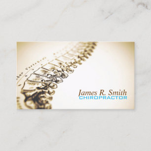 Chiropractor & Health Business Card