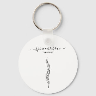 Chiropractor Massage Orthopaedic Spine vertebrae Key Ring