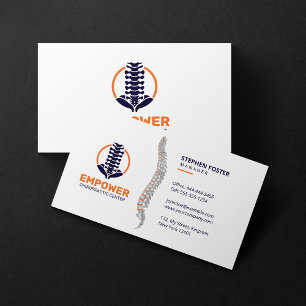 Chiropractor Massage Therapy Chiropractic Clinic Business Card