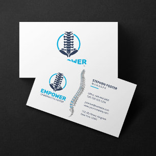 Chiropractor Massage Therapy Chiropractic Clinic Business Card
