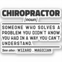 Chiropractor Noun Physiotherapy Appreciation Cool