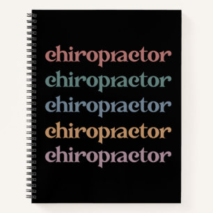 Chiropractor Retro Chiropractic Chiro Squad Gifts Notebook