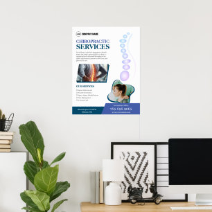 Chiropractor Services Custom  Poster