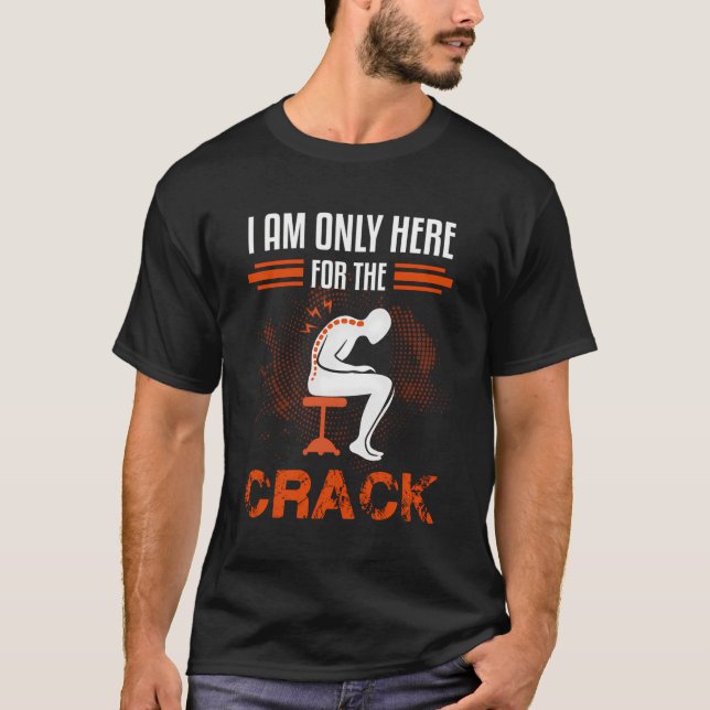 Chiropractor Shirt Funny Chiropractic Humour Spine (Front)