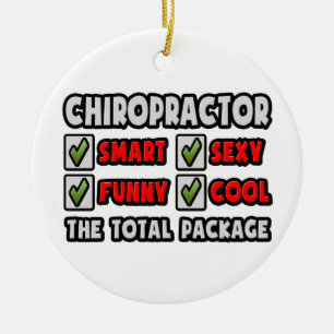 Chiropractor ... The Total Package Ceramic Tree Decoration