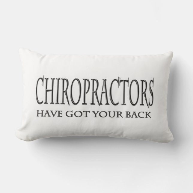 Chiropractors Have Got Your Back Lumbar Cushion (Front)