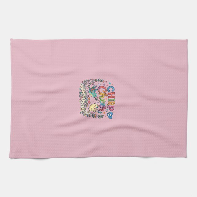Chirp Cheer Tea Towel (Horizontal)