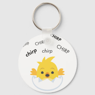 Chirp Hatching Chick Cute Emoji Key Ring