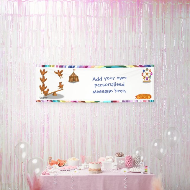 Chirpy Chickens acrobat squad Banner (Party)