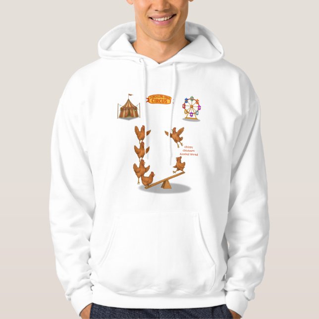 Chirpy Chickens acrobat squad Hoodie (Front)