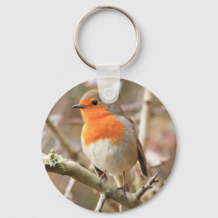 Chirpy Robin Key Ring