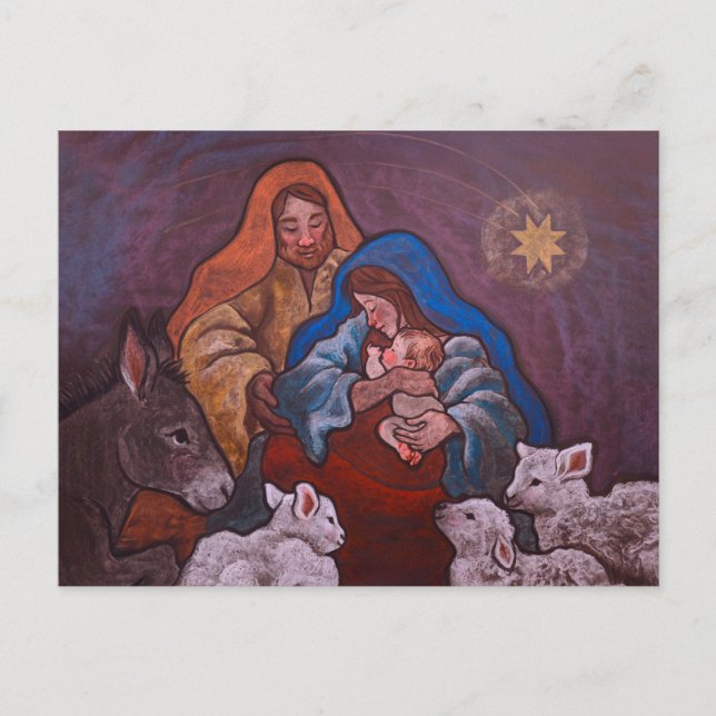 Chirstmas Nativity postcard (Front)