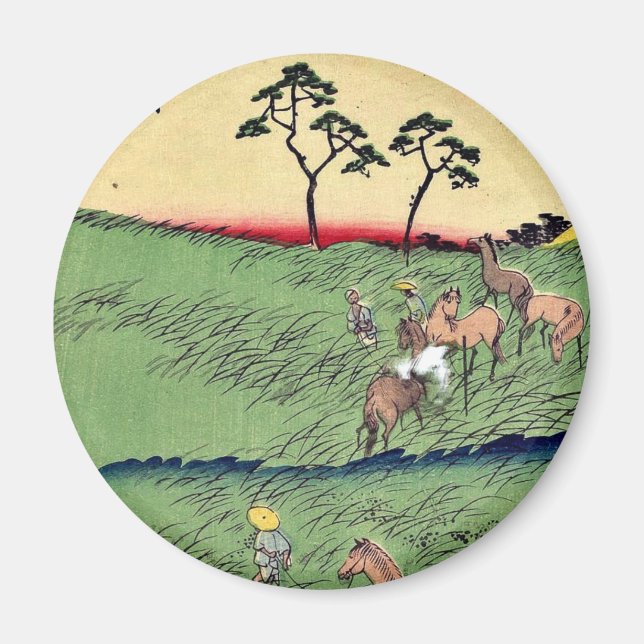 Chiryu by Utagawa, Hiroshige Ukiyoe Magnet (Front)