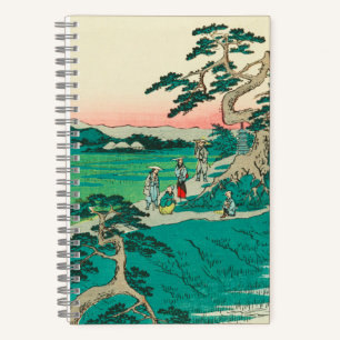 Chiryuu, Japan: Vintage Japanese Woodblock Art Notebook