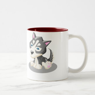 Chisai Husky - Two-Tone Coffee Mug