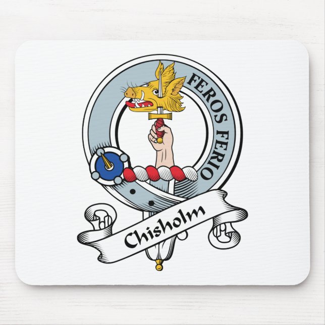 Chisholm Clan Badge Mouse Pad (Front)