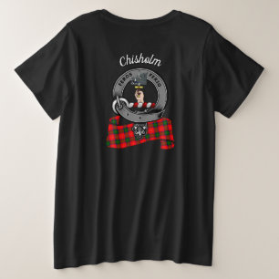 Chisholm Clan Badge Women's Back Plus Size T-Shirt
