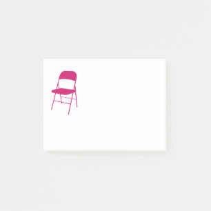 Chisholm Folding Chair Notes Hot Pink