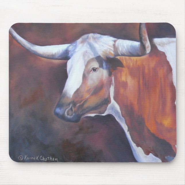 Chisholm Longhorn Mouse Pad (Front)