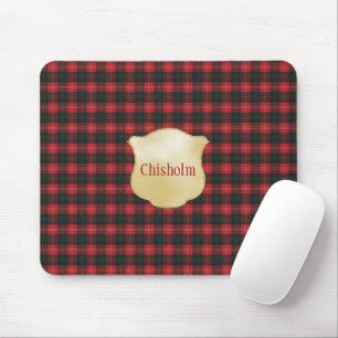 Chisholm Modern Original Scottish Tartan Mouse Pad